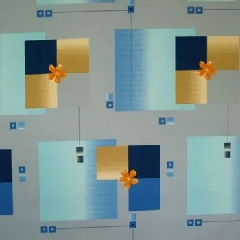 ubrus Ubrus modrý květ TC6724-4 (skladem) - čtverec 100 x 100 cm