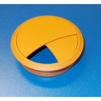 elektrický kabel Průchodka kabelová, zaklapávací 70 mm - třešeň tmavá