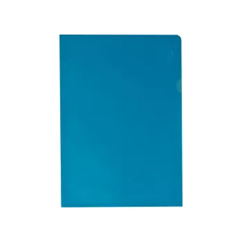 Zakládací obal A4 barevný - tvar L / modrá / 100 ks