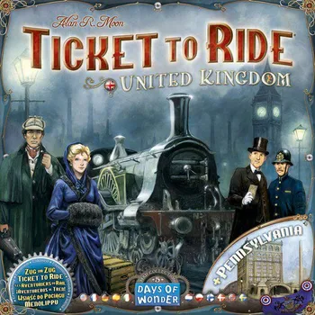 Desková hra Days of Wonder Ticket to Ride: United Kingdom & Pennsylvania