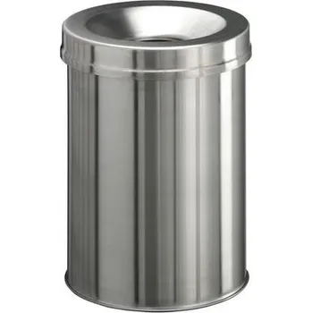 Odpadkový koš DURABLE Odpadkový koš SAFE z nerezavějící oceli kulatý 15l