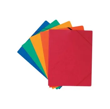 Odkládací mapy prešpánové s gumou bez chlopní - zelená