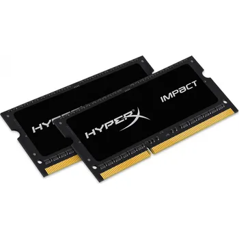 Operační paměť Kingston HyperX Impact Black 16 GB (2x 8 GB) DDR3 1600 MHz (HX316LS9IBK2/16)
