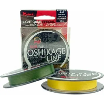 Pletenka Momoi OSHIKAGE Fluo yellow 125 m 0,053 mm (Momoi OSHIKAGE 0,053)