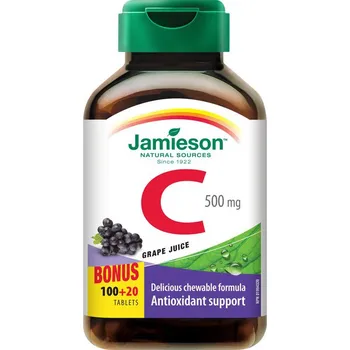 Jamieson Vitamín C 500 mg hroznové víno 120 tbl.