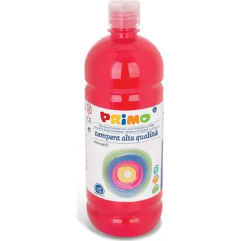 Vodová barva Tempera Primo 1000ml červená 935548