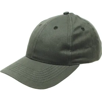 Čepice Kšiltovka nízká olivová s mosaznou sponou sepraná