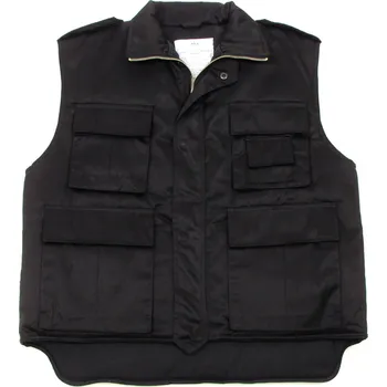 Pánská vesta US vesta s prošívanou podšívkou Ranger černá nadměrné velikosti Velikost: XXXL
