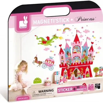 Janod pohádkový zámek magnetická dekorace Samolepící dekorace Janod pohádkový zámek magnetická dekorace