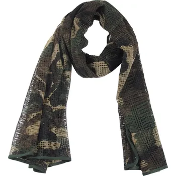 Šála Síťovaná šála BARAKUDA woodland 190 cm x 90 cm