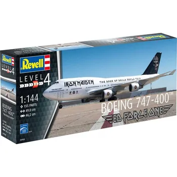 Revell Boeing 747-400 Iron Maiden 1:144