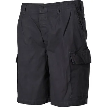 Pánské kalhoty BW kraťasy černé-seprané Moleskin Velikost: XXXL