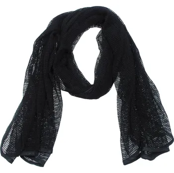 Šála Síťovaná šála BARAKUDA černá 190 cm x 90 cm