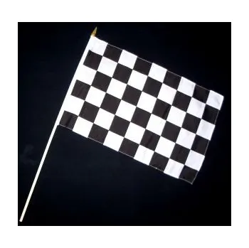 Vlajka Vlaječka - praporek cílová (šachovnice) 30 x 45 cm