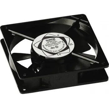 Serverovna DP-VE-01 Ventilátor s mřížkou, 230V, bez termostatu, černý