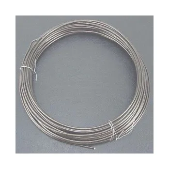 Materiál na výrobu šperku Alu drátek šedý 1,0mm (3m)