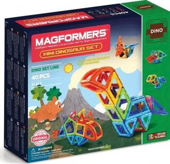 Stavebnice Magformers Magformers Mini dinosauři 40 dílků