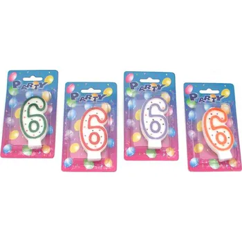 Wiky Dortová svíčka "6"