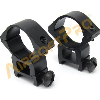 Airsoft A.C.M. 30mm montážní kroužky - vysoké
