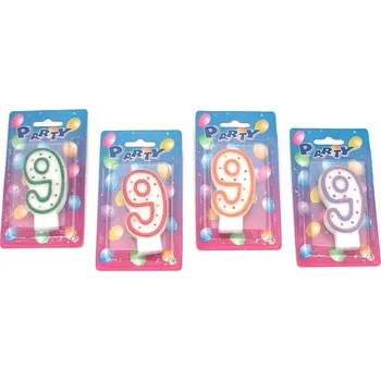Wiky Dortová svíčka "9" Dortová svíčka Wiky Dortová svíčka "9"
