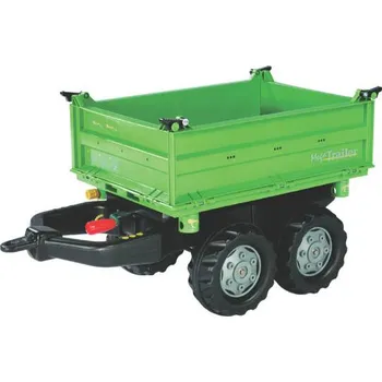 Dětské šlapadlo Sklopný mega-přívěs Deutz Rolly Toys (12150) (Rolly Toys příslušenství - přívěs sklopný na tři strany Deutz pro šlapací traktůrky Rolly Toys)