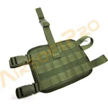 AS-Tex Stehenní nosič MOLLE - zelený