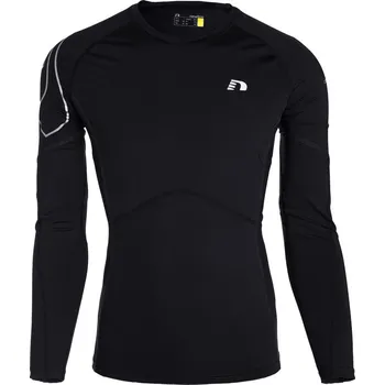 Běžecké oblečení Dámské běžecké kompresní triko Newline ICONIC Compression LS Shirt, černé - S