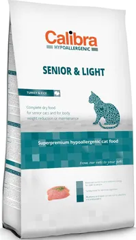 Krmivo pro kočku Calibra Cat Hypoallergenic Senior & Light Turkey/Rice