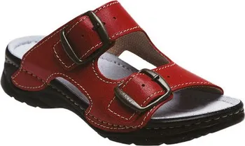 Dámské pantofle SANTÉ Dámská obuv D/10/C31/CP červená Velikost: 40