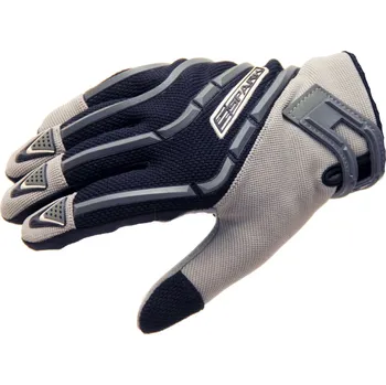 Moto rukavice Motokrosové rukavice Spark Cross Textil šedá