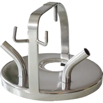 Nerezové víko konve s 2 vývody D.17 STD pro kozy a ovce