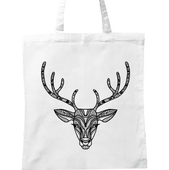 BIO plátěná taška s potiskem Jelen