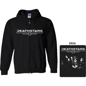 Pánská mikina Deathstars - mikina s kapucí a zipem
