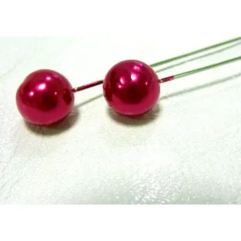 Špendlík - fuchsia perla malá - 1ks