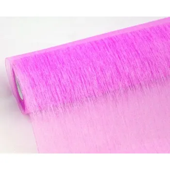 Svatební dekorace Vlizelín plissé 50 cm/ 9 m - lila