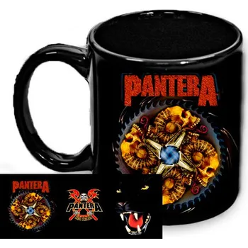 Pantera - hrnek černý