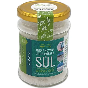 Kuchyňská sůl Living Spoon portugalská mořská sůl 200 g