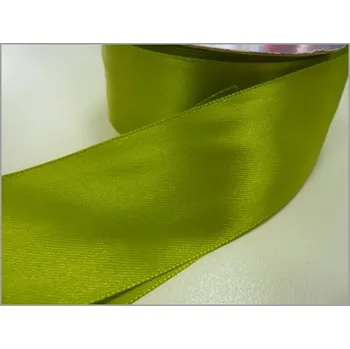 Stuha Stuha saténová 40 mm - hráškově zelená - 1 m