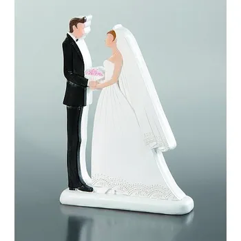 Svatební dekorace Svatební pár plochý - maxi