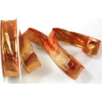 Stuha Stuha červená - lesklá - 25mm/1m