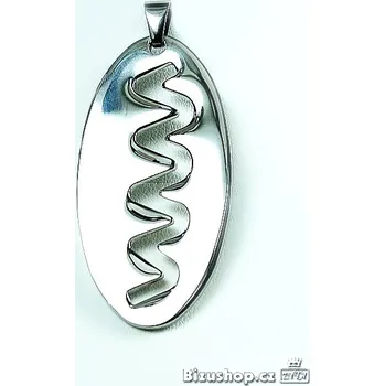 Přívěsek Přívěsek Ocelový s výřezem ve vysokém lesku 15377