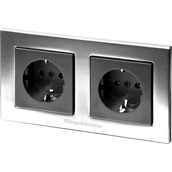 Elektrická zásuvka Gigawatt G-044 DOUBLE SCHUKO