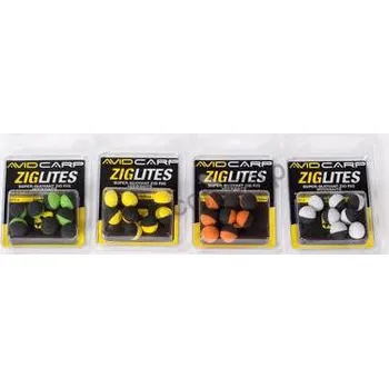 Umělá nástraha Avid Carp Ziglites 10mm, černá/bílá, plovoucí