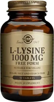 Aminokyselina Solgar L-Lysin 1000 mg 50 tbl.