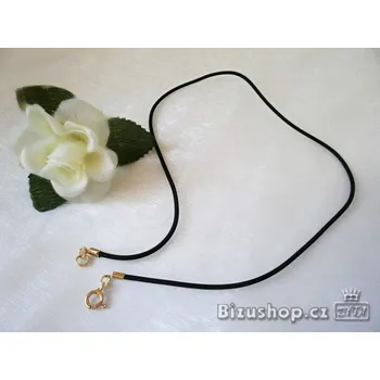 Řetízek Šnůrka pryž čená ZYTA