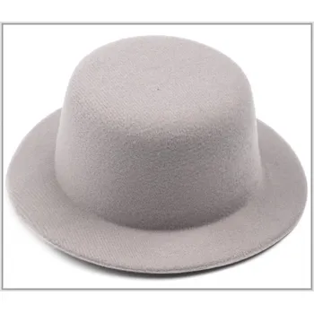Party dekorace Klobouček šedý - přízdoba