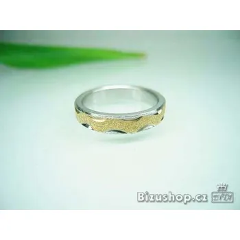 Prsten Zyta Prsten ocelový snubní Krystal 1583019