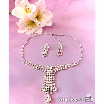 Náhrdelník Náhrdelník a Náušnice z Českých skleněných kamenů.