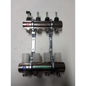 rozdělovač topení Rozdělovač s průtokoměry 5 okruhů TOP 553