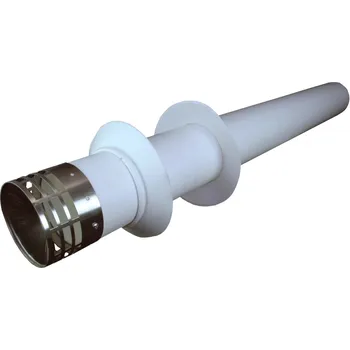 Vodovodní potrubí Trubka průměr 100 PP, 1 m, výdušná s nerezovým košíkem